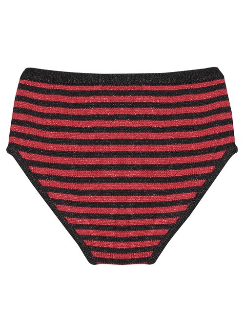 LUREX STRIPES CULOTTE ROSSA E NERA DA DONNA Giada Benincasa | 06091301